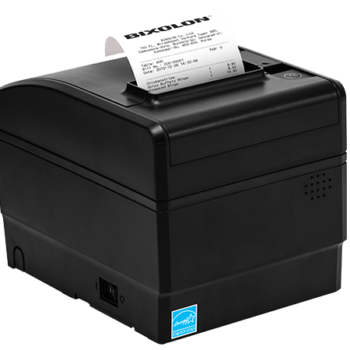 Bixolon SRP-S300 3” direct thermal liner-free label and receipt printer facing right