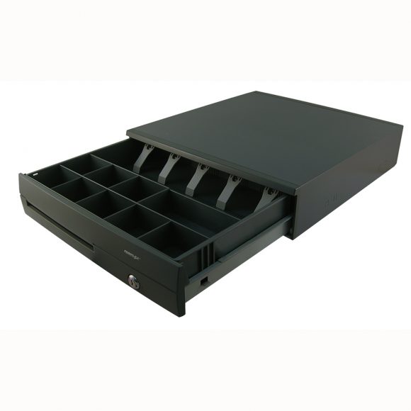 Posiflex CR-4000 standard cash drawer 12/24V in black