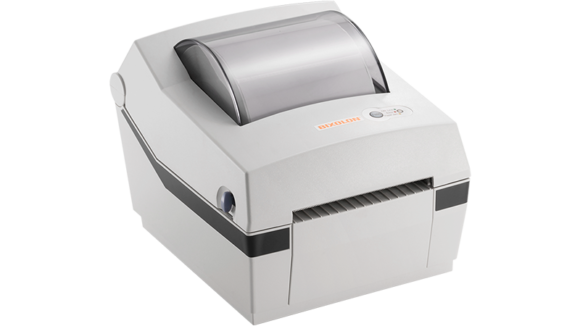 Bixolon SRP-E770III direct thermal label printer facing right