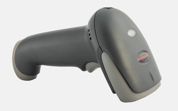 Lazerlogic LL-1020 1D Laser Handheld Barcode Scanner Face Down