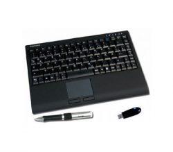 Mini keyboard with integrated touchpad